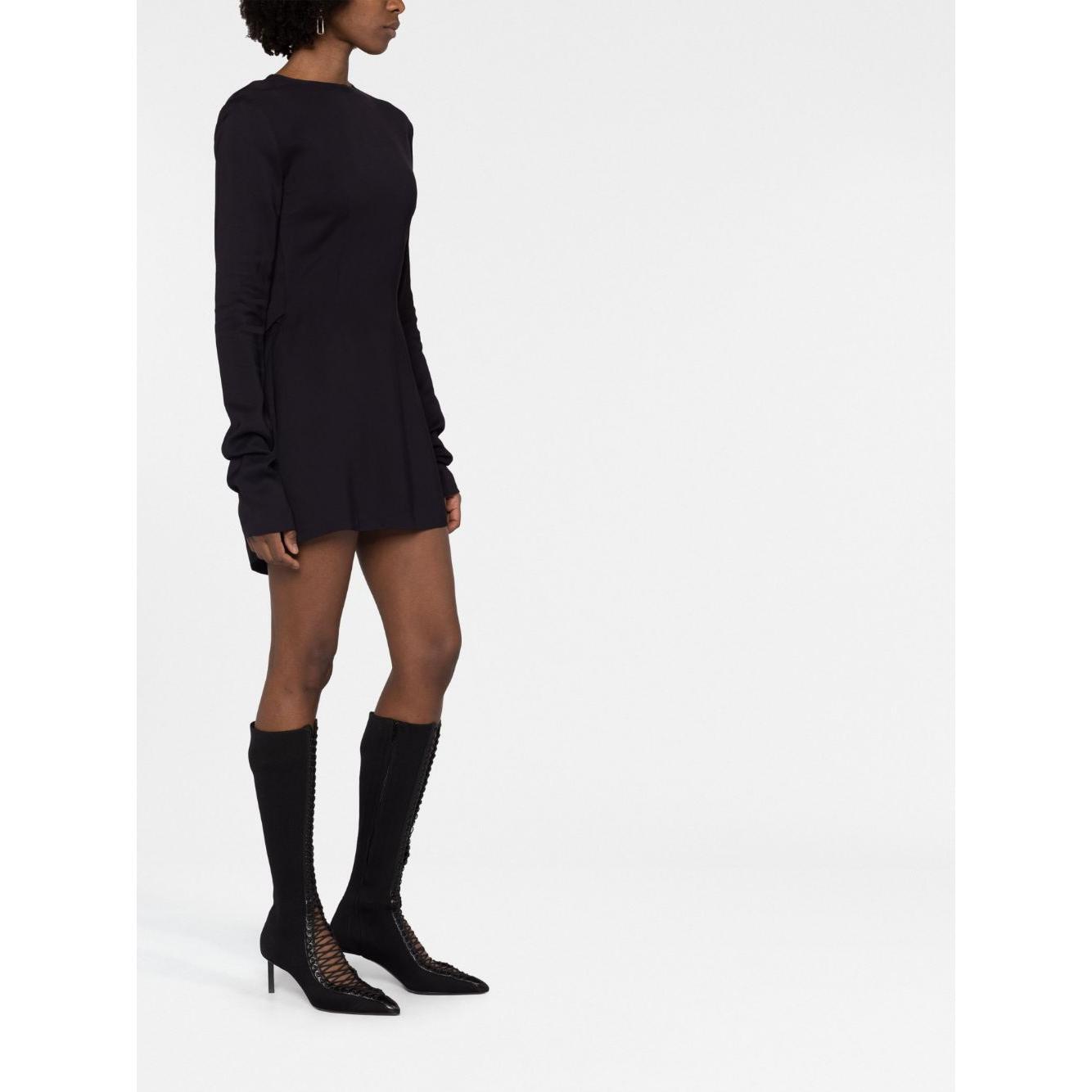 032C Dresses Black W0024DARKPLUM