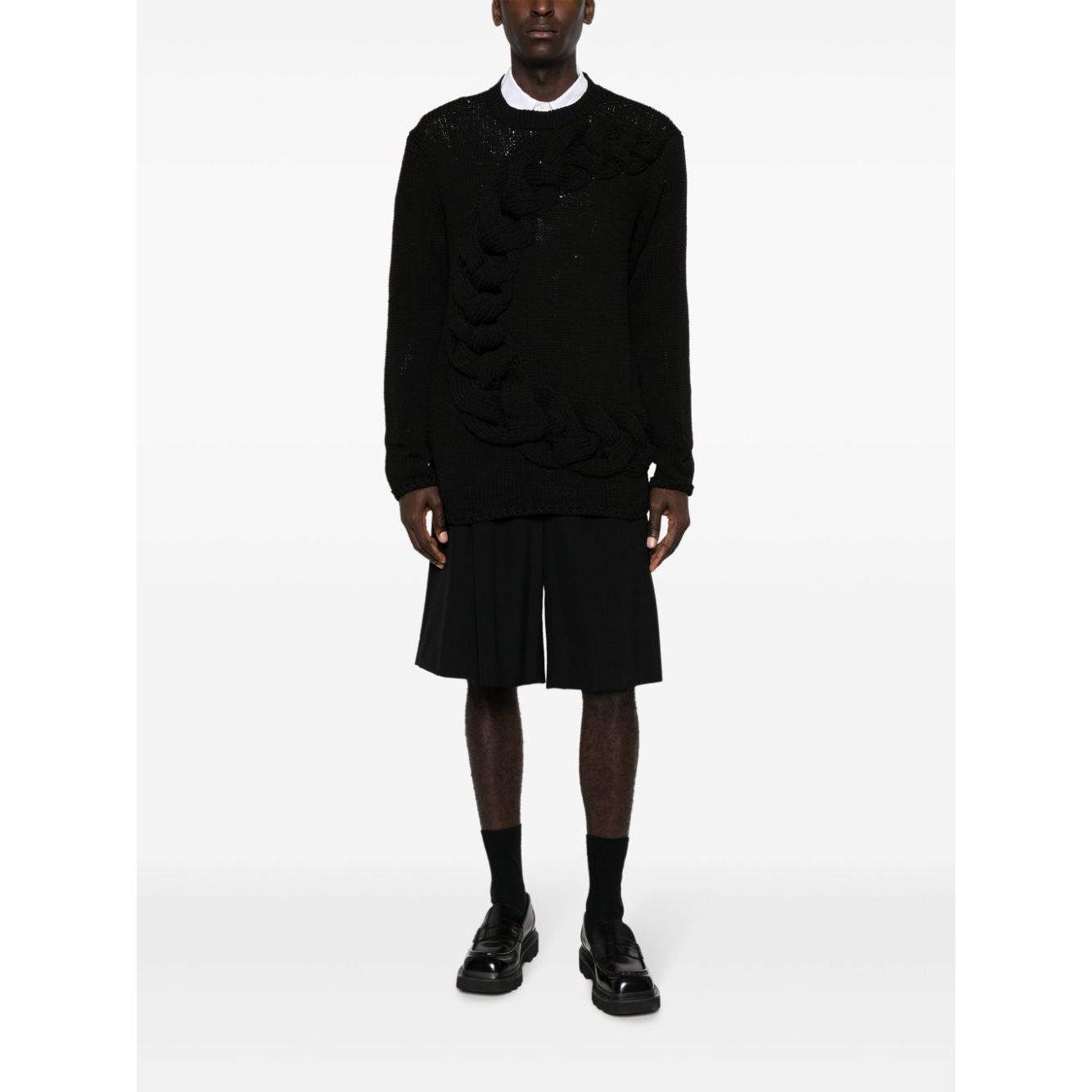 HOMME PLUS Sweaters Black Topwear