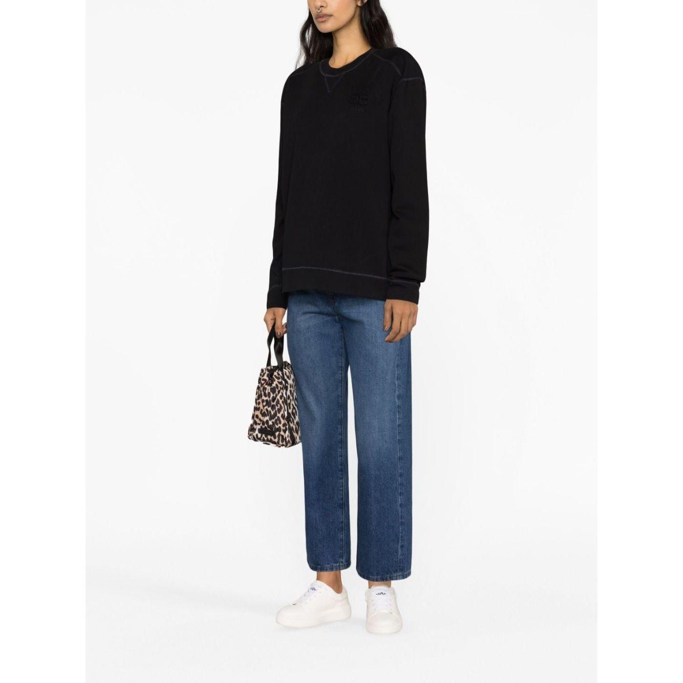 GANNI Sweaters Black