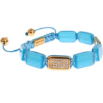 Nialaya CZ Opal 18K Gold 925 Bracelet NIA20234-1