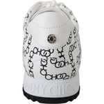 Jimmy Choo Elegant Monochrome Leather Sneakers 194611097150
