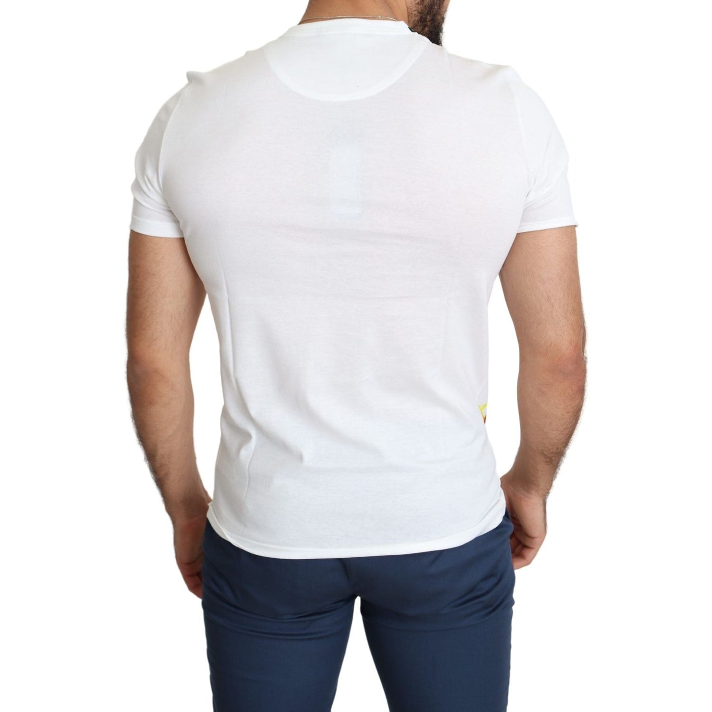 Dolce & Gabbana Chic Saint Valentine Print Crew Neck T-Shirt Dolce & Gabbana Dark Slate Gray