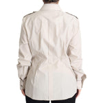 Dolce & Gabbana Beige Poplin Safari Fitted Pocket Shirt Top TSH5722-48