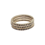 Nialaya Black CZ 925 Sterling Silver Womens Ring SIG19089-US5