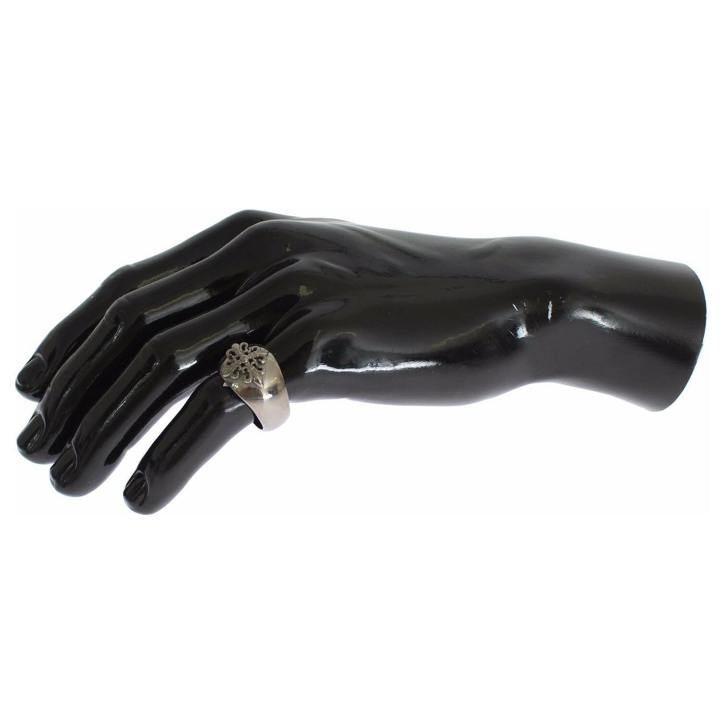 Nialaya Silver 925 Sterling Authentic Crest Ring SIG19117-US12,5