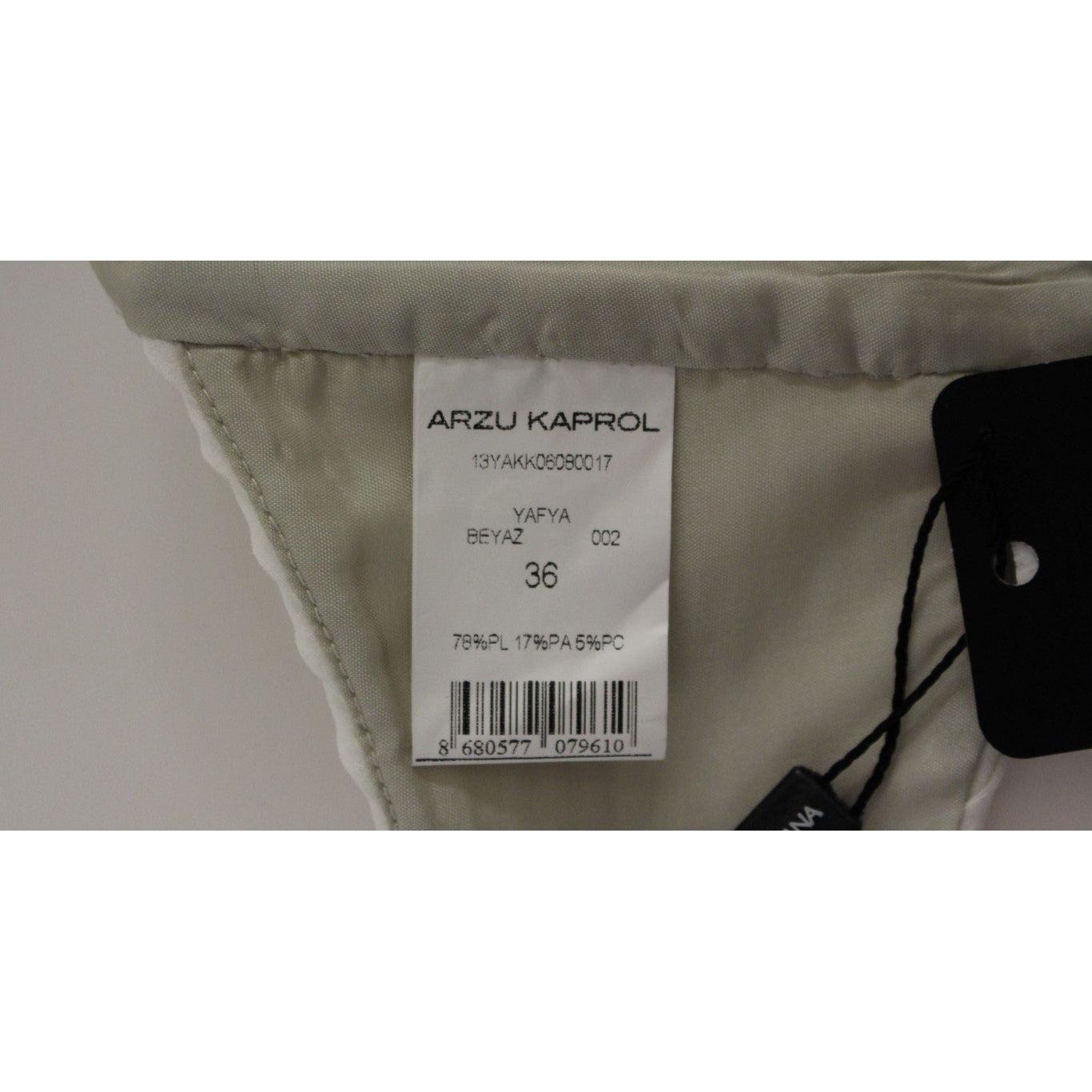 Arzu Kaprol Chic Fringed Open Back Vest Arzu Kaprol Dim Gray