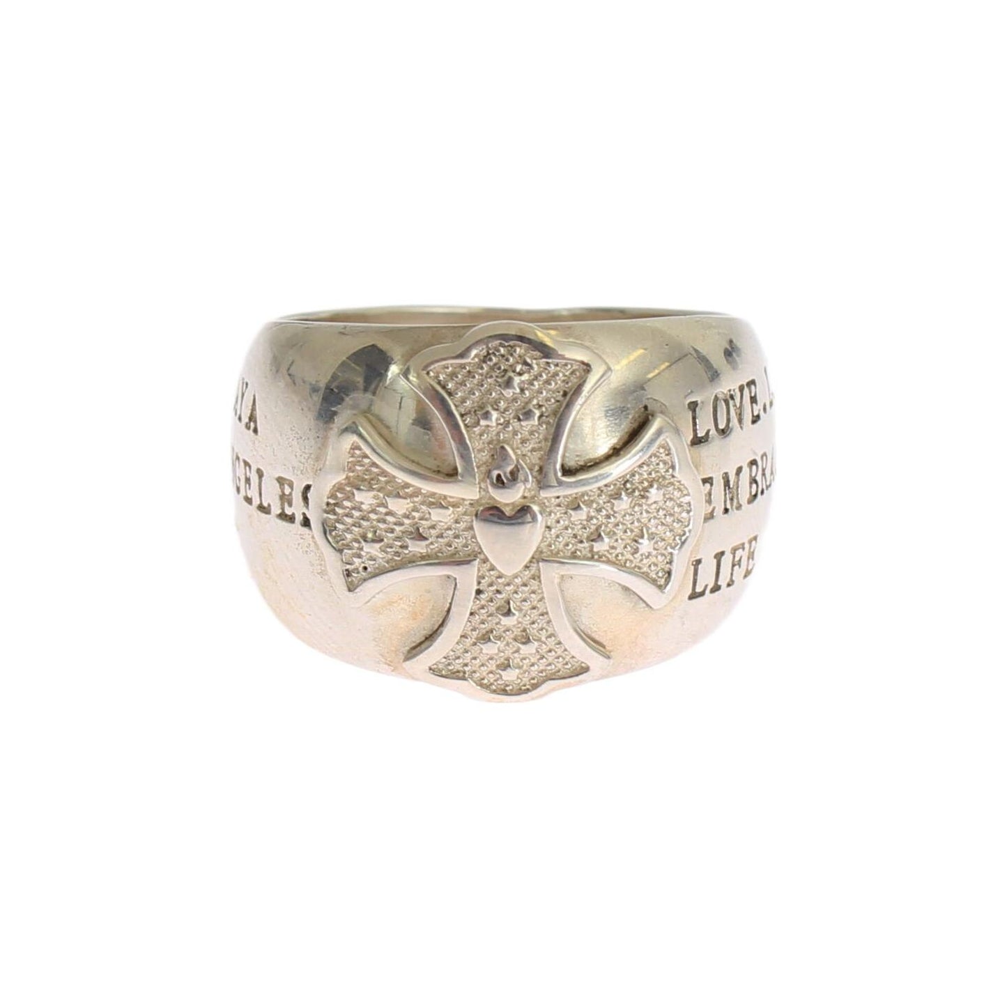 Nialaya Silver Cross Womens 925 Sterling Ring SIG19082- US5