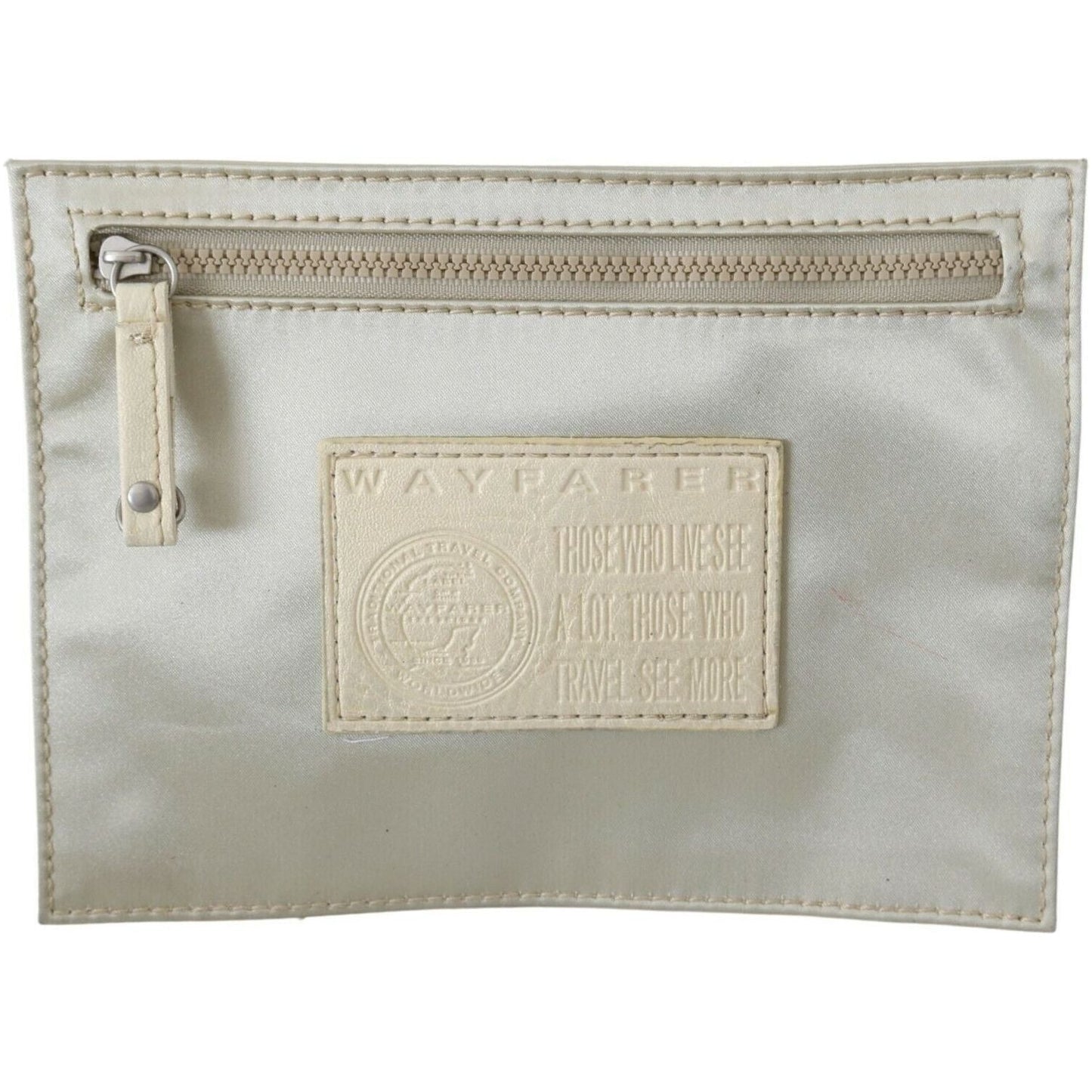 WAYFARER Elegant White Fabric Coin Wallet WOMAN WALLETS WAYFARER Dark Gray