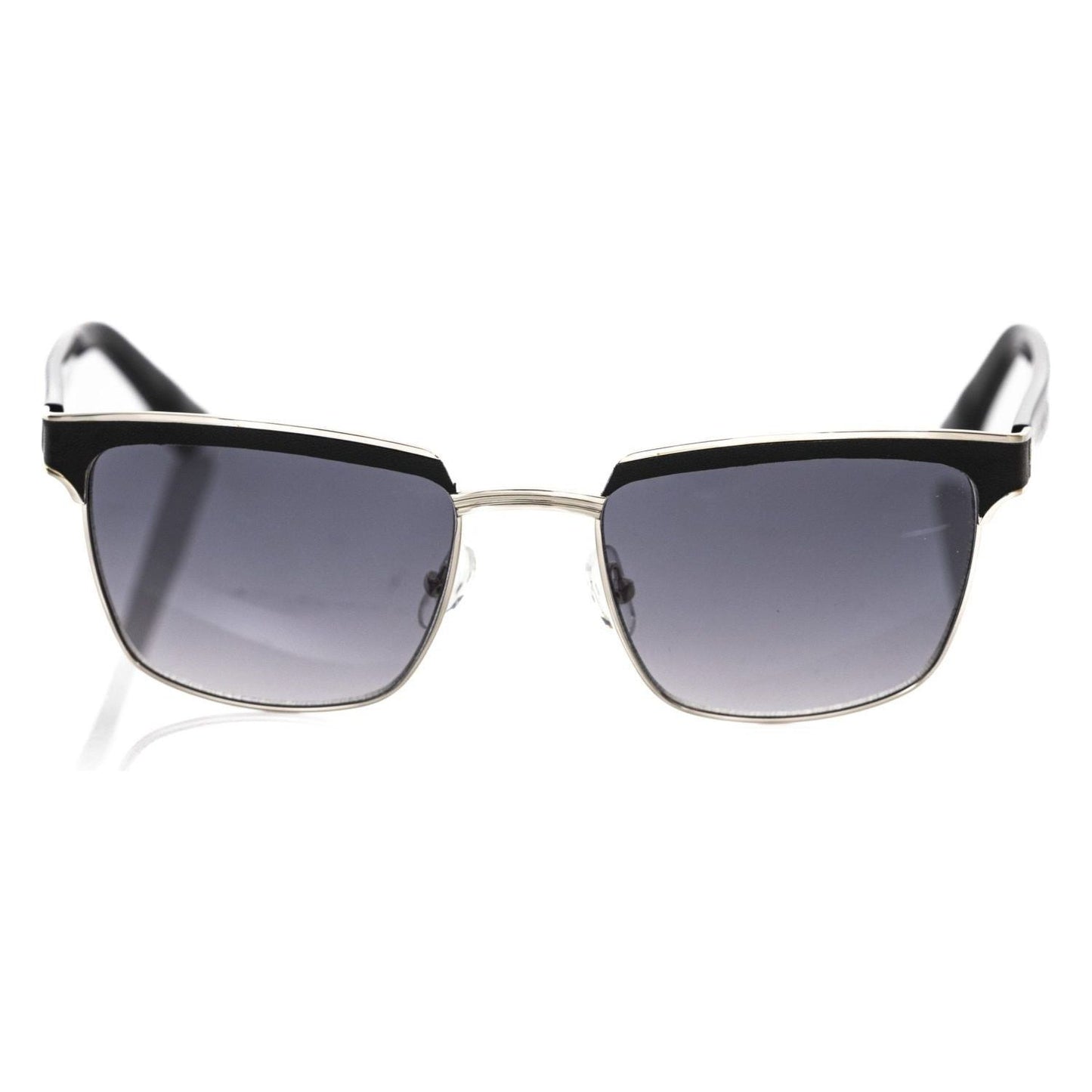 Frankie Morello Black Metallic Fiber Men Sunglass FR-22135