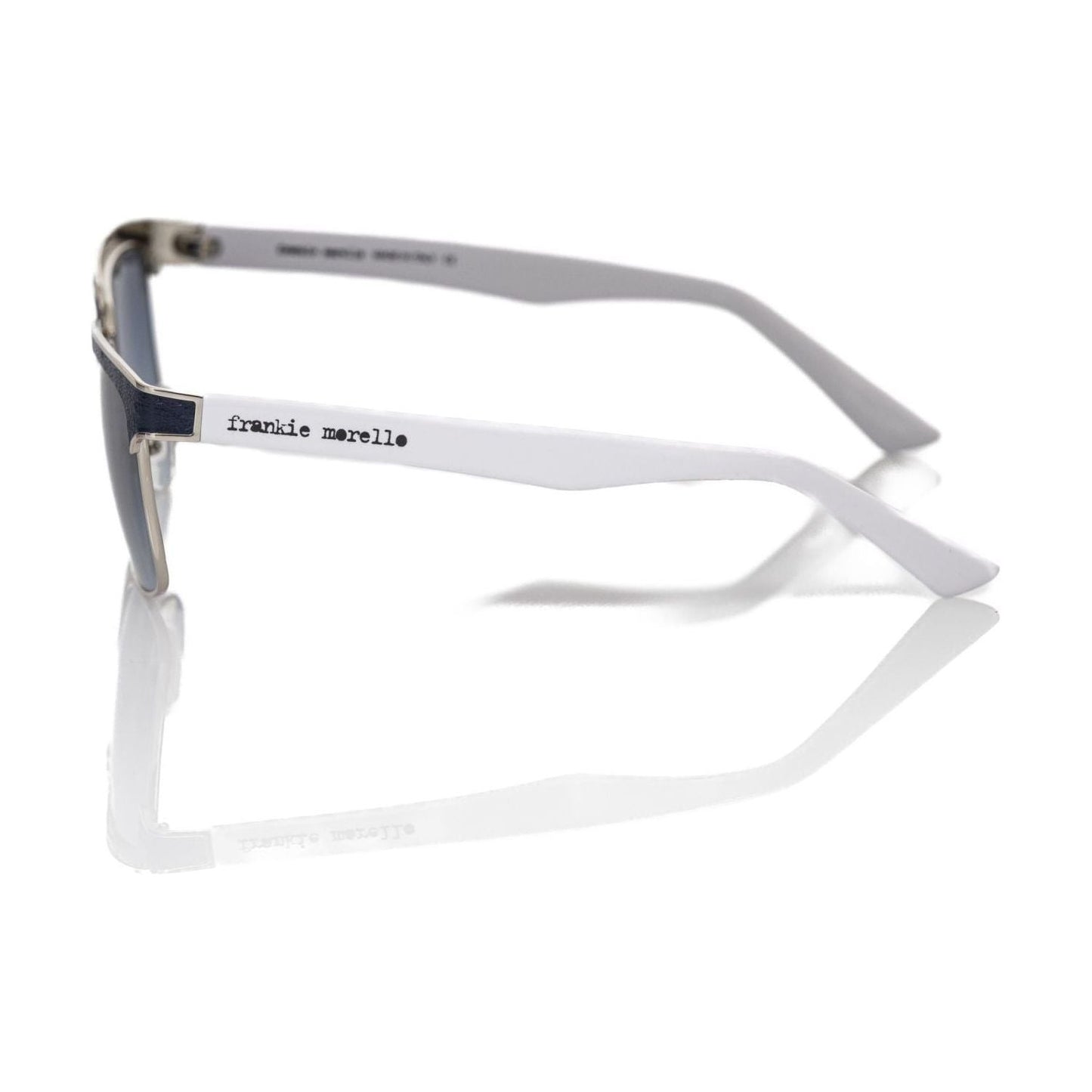 Frankie Morello Black Metallic Men Sunglass FR-22133