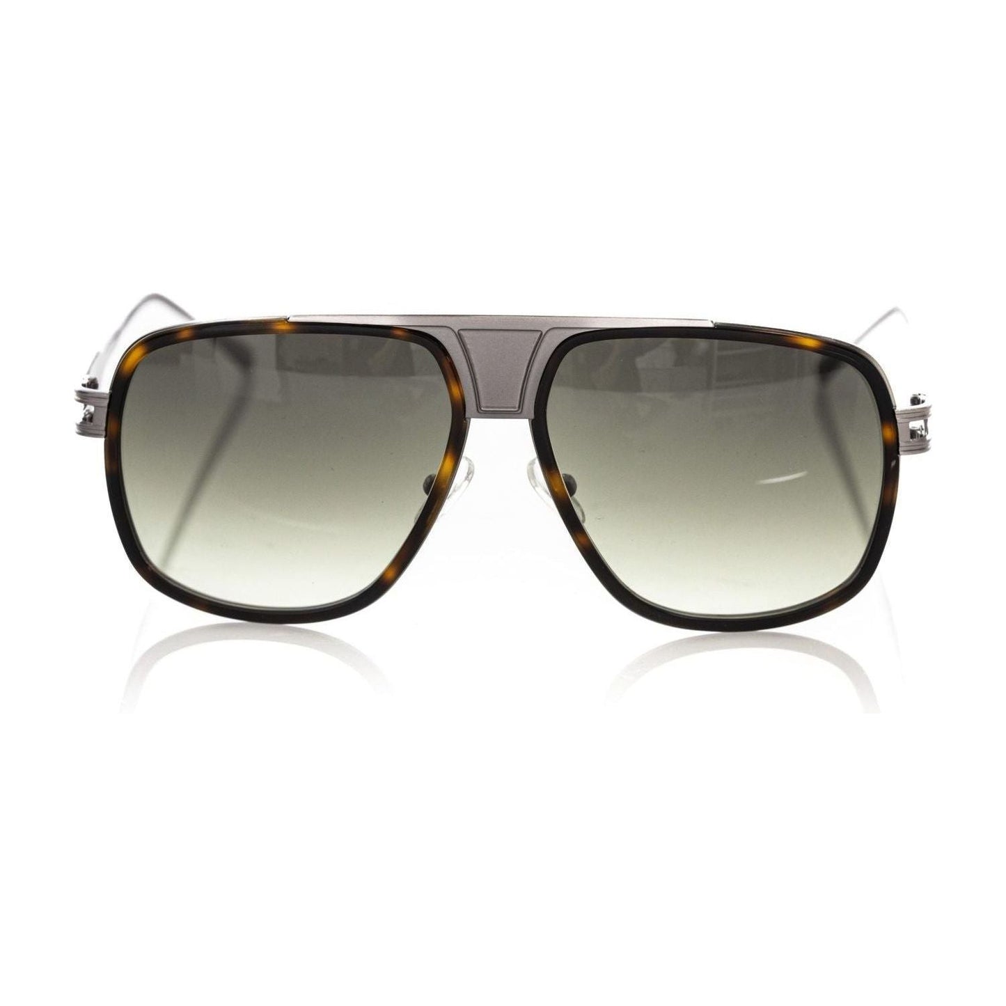 Frankie Morello Brown Metallic Fiber Men Sunglass FR-22128