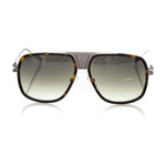 Frankie Morello Brown Metallic Fiber Men Sunglass FR-22128