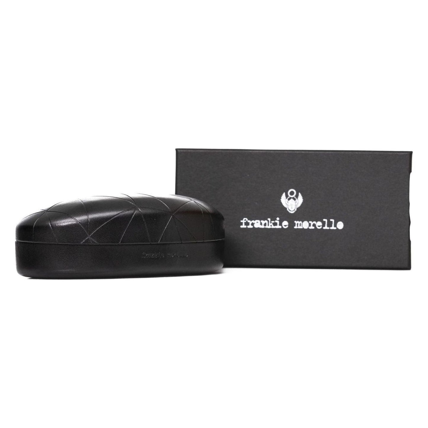 Frankie Morello Black Metallic Men Sunglass FR-22133