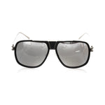 Frankie Morello Black Metallic Men Sunglasses FR-22127