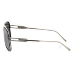 Frankie Morello Black Metallic Men Sunglasses FR-22127