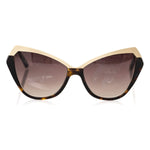 Frankie Morello Black Acetate Women's Sunglass FR-22081