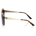 Frankie Morello Black Acetate Women's Sunglass FR-22081