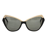 Frankie Morello Black Acetate Women Sunglasses FR-22079