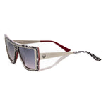 Frankie Morello Black Acetate Womens Sunglass FR-22067