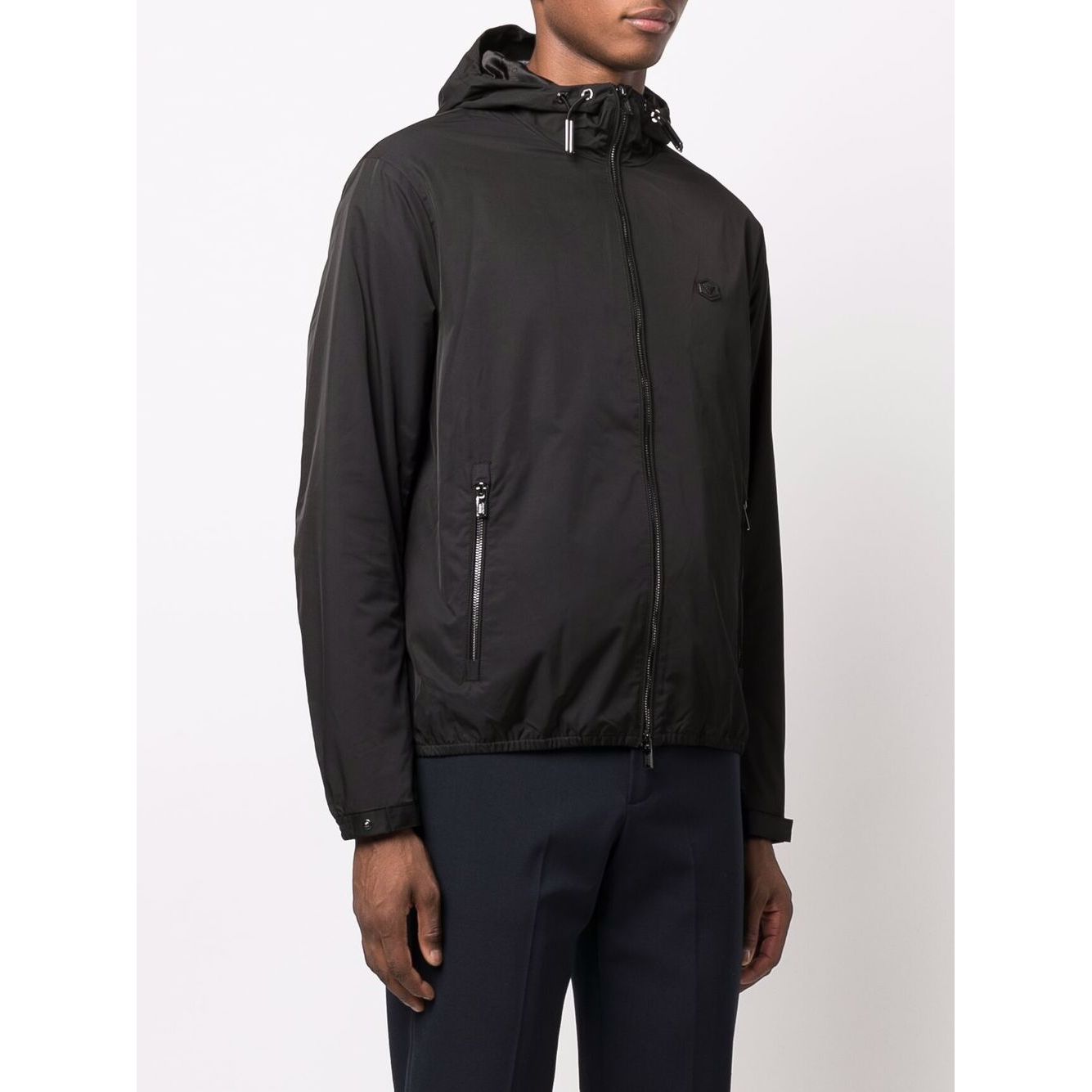 Emporio Armani water-repellent hooded jacket