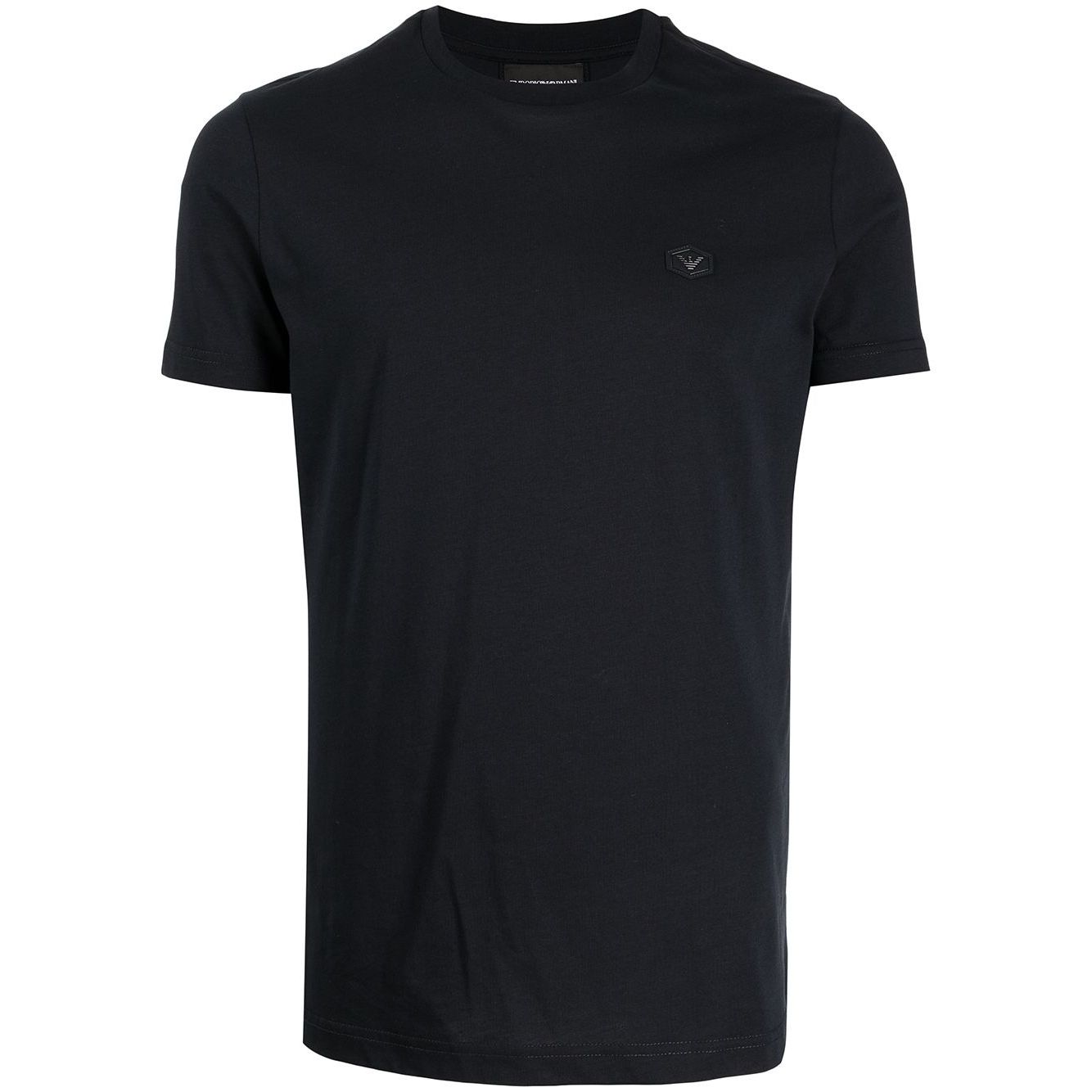 Emporio Armani logo patch short-sleeved T-shirt Topwear