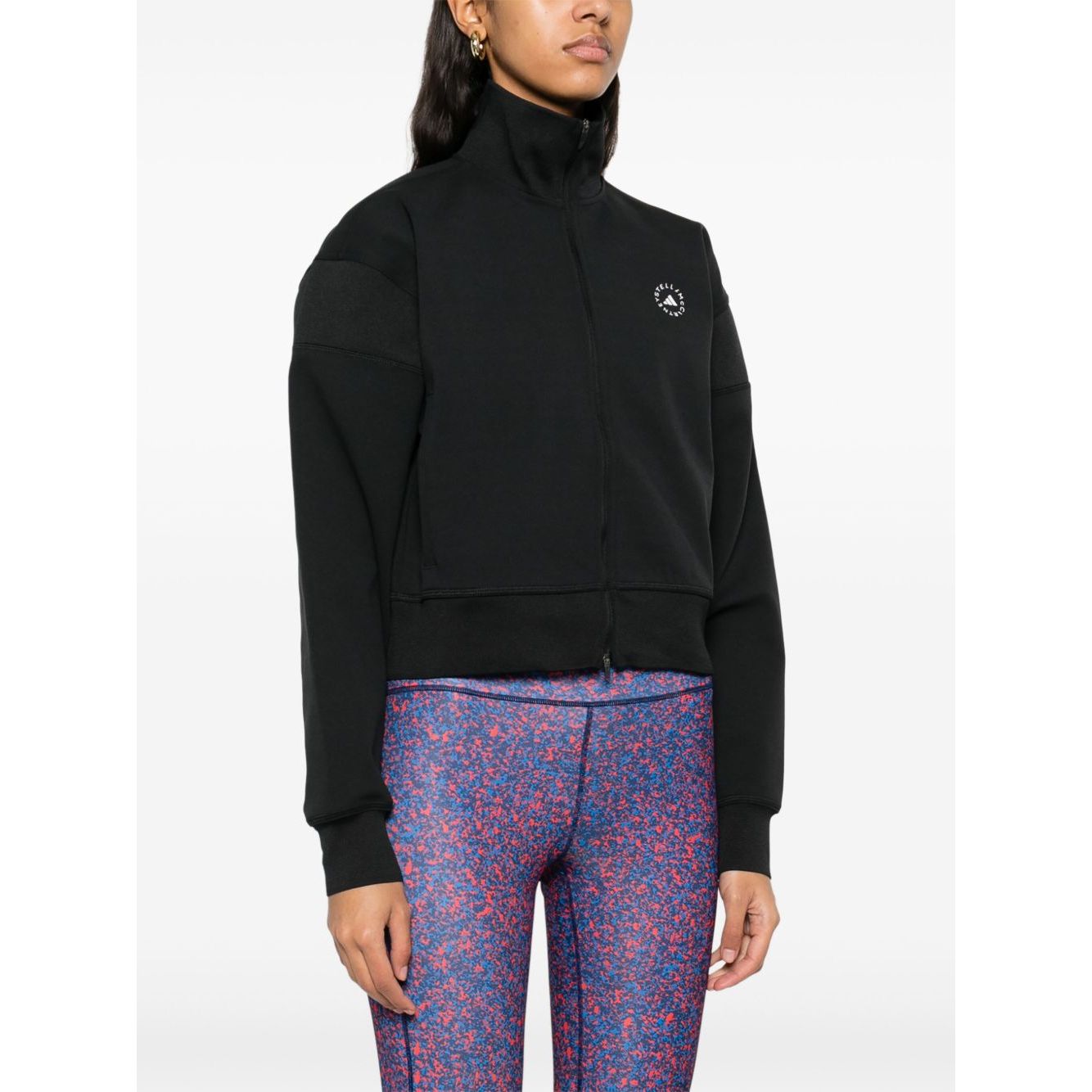 Adidas By Stella McCartney logo knitted track jacket Topwear