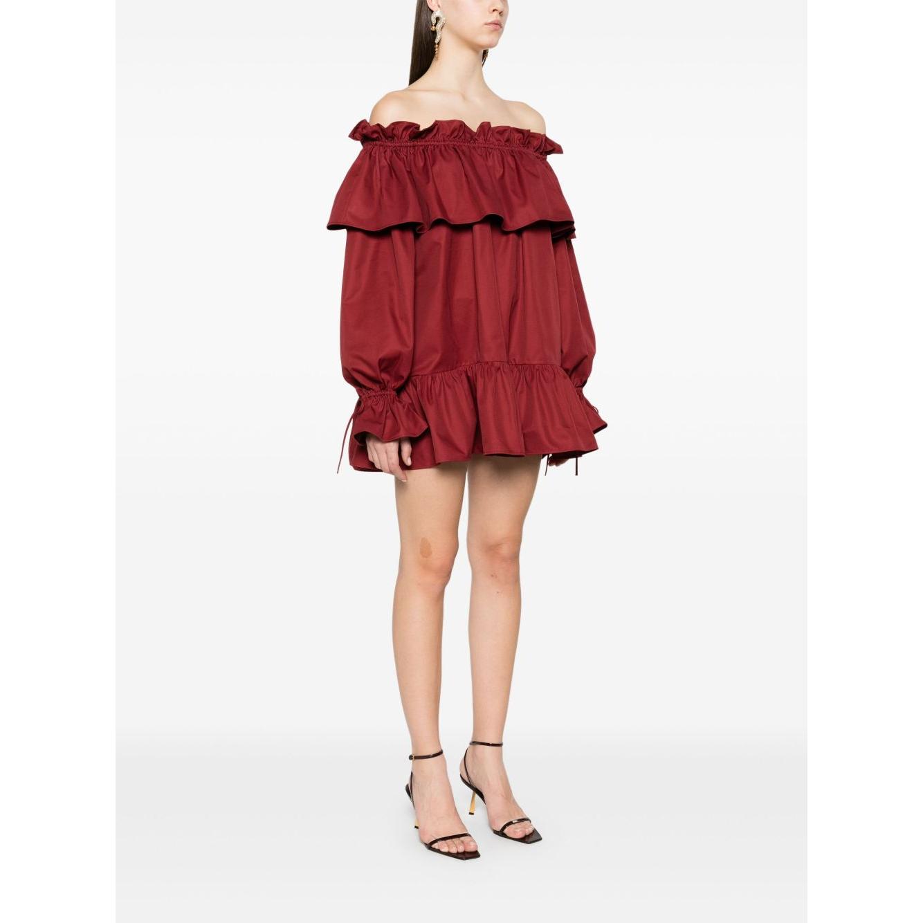 Saint Laurent Dresses Red
