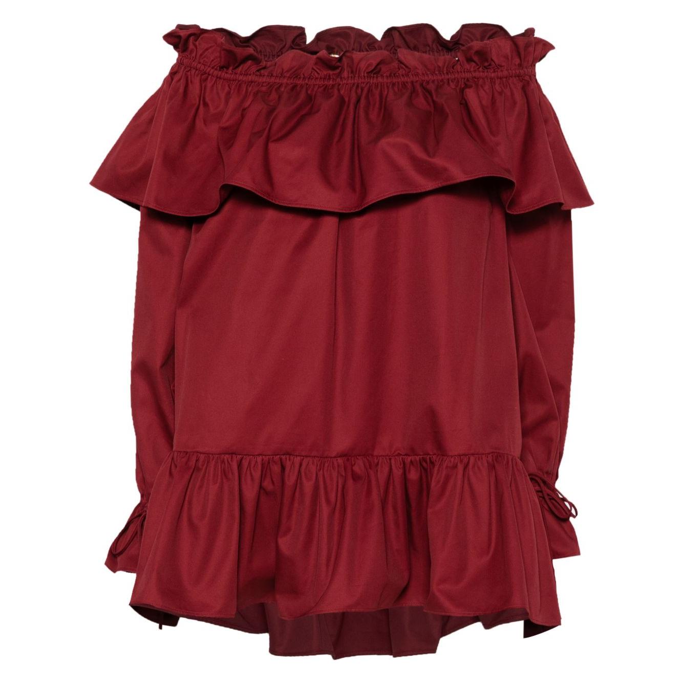 Saint Laurent Dresses Red