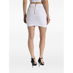 Balmain Tweed Mini Skirt FF1LB015KI740FA-AI25