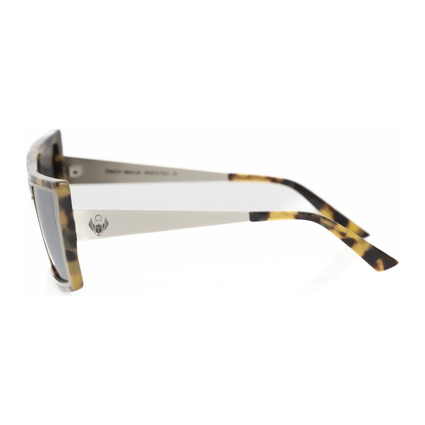 Frankie Morello Black Acetate Women's Sunglass FR-22070
