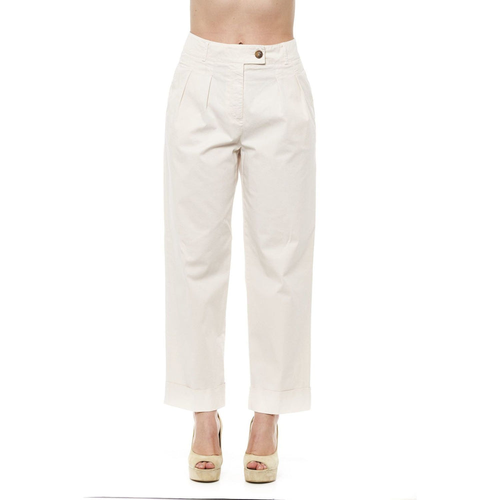 Peserico Beige Wide Palazzo Pants M04890T402477_040Beige-78634-FBB-69