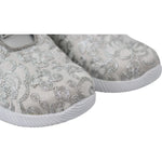 Plein Sport Silver Gleam Runner Joice Sneakers 4059623087437