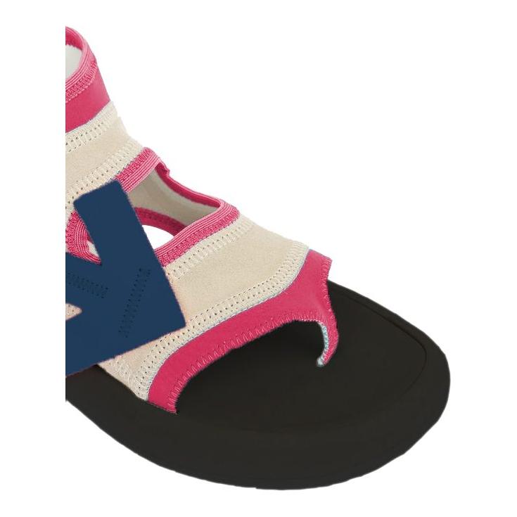 Off-White Fuchsia Neoprene Suede Sandals OF-9457-EU38/US8