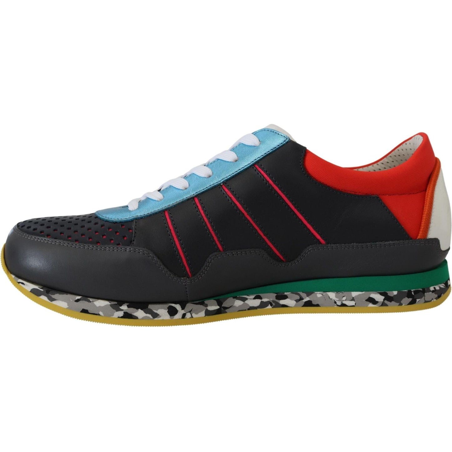 Dolce & Gabbana Multicolor Sport Low Top Shoes Sneakers MV4825- 40
