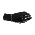 Nialaya Gray Rhodium 925 Silver Bangle Bracelet LN343-2