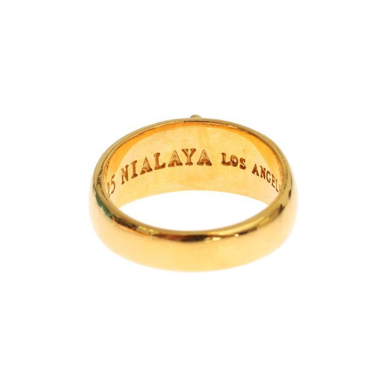 Nialaya Gold Plated 925 Silver Ring SIG18879-6