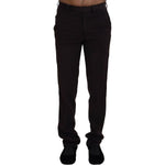 BENCIVENGA Elegant Brown Italian Dress Pants BENCIVENGA Black