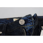 Acht Blue Cotton Low Waist Slim Fit Women Casual Jeans PAN74090- 26