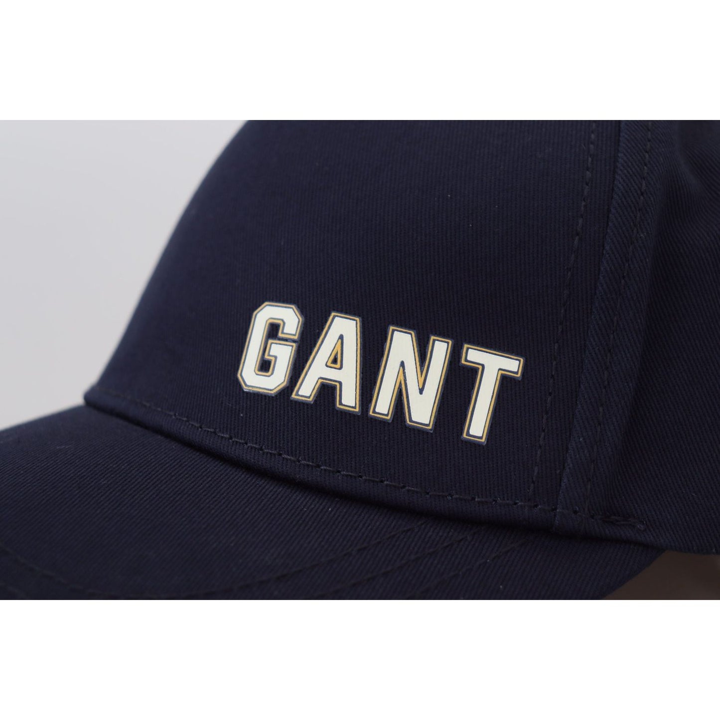 Gant Elegant Blue Cotton Baseball Hat Gant Black