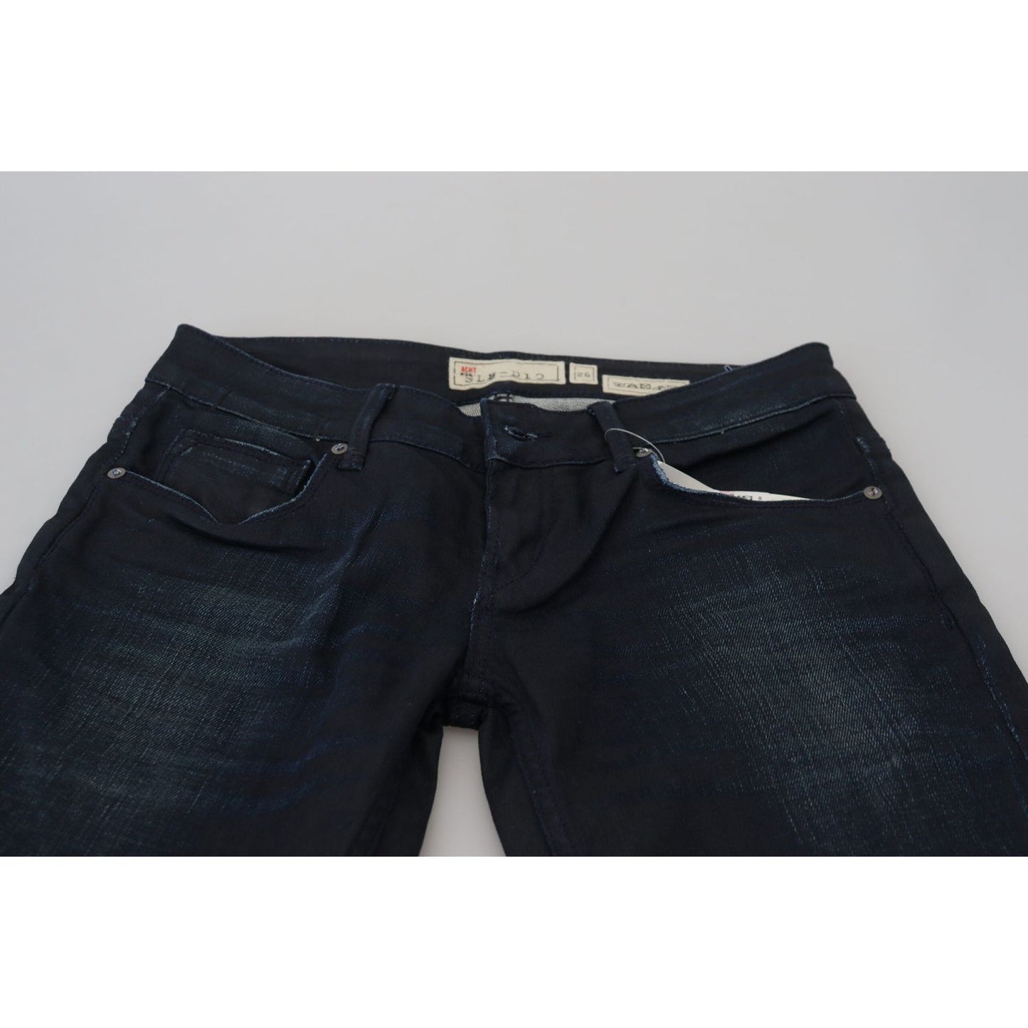 Acht Blue Low Waist Slim Fit Women Denim Jeans PAN71837-26