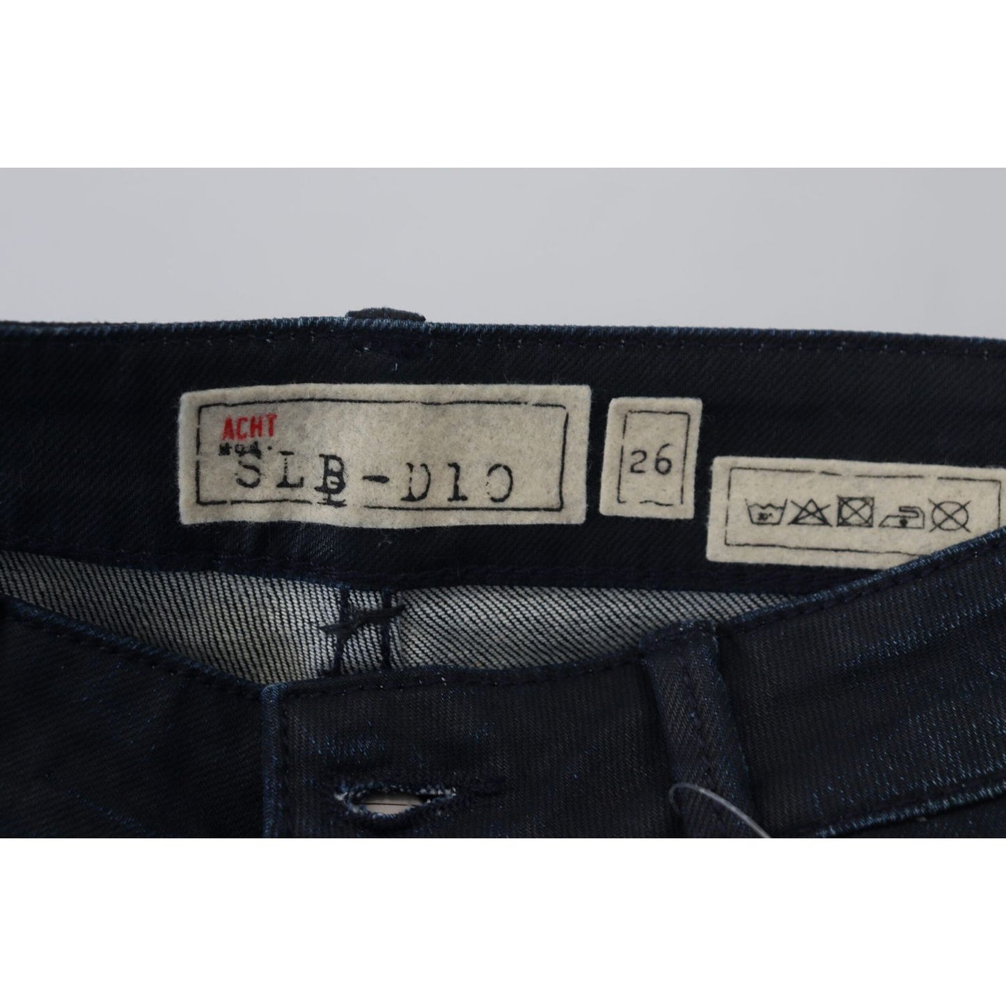 Acht Blue Low Waist Slim Fit Women Denim Jeans PAN71837-26