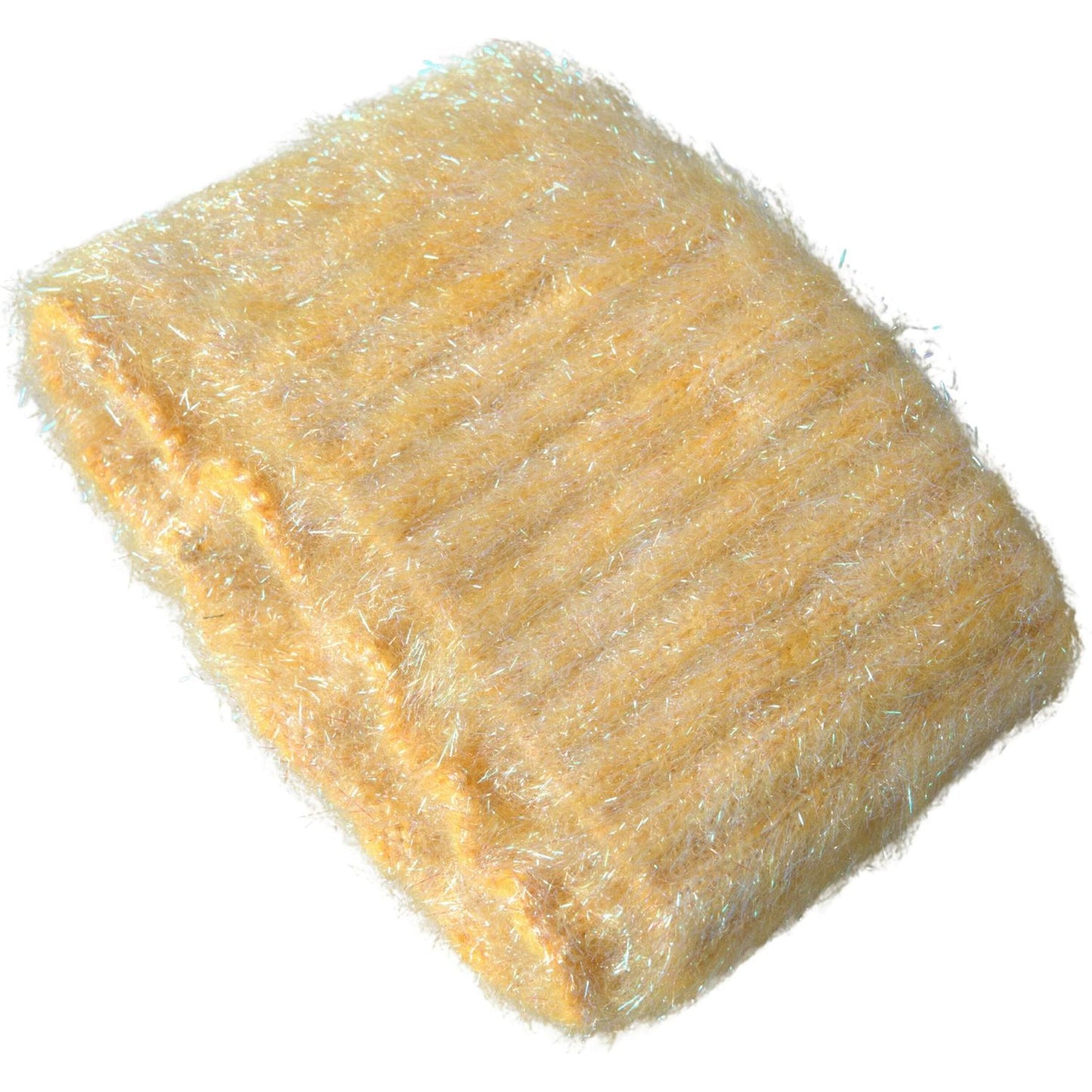Dolce & Gabbana Yellow Polyester Mohair Fiber Neck Wrap Scarf MS7062