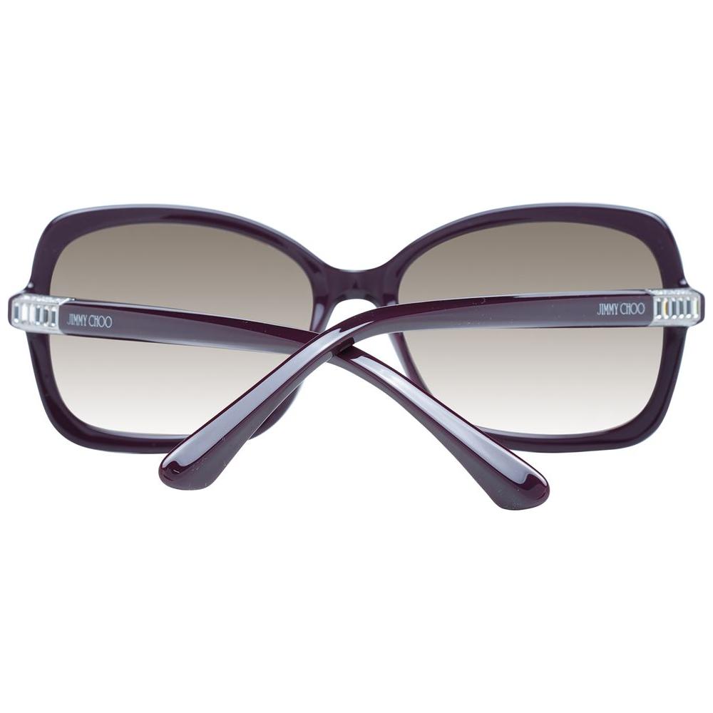 Jimmy Choo Burgundy Women Sunglasses Jimmy Choo Light Slate Gray