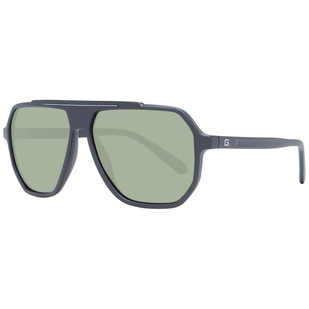 Guess Black Men Sunglasses Guess Dark Sea Green