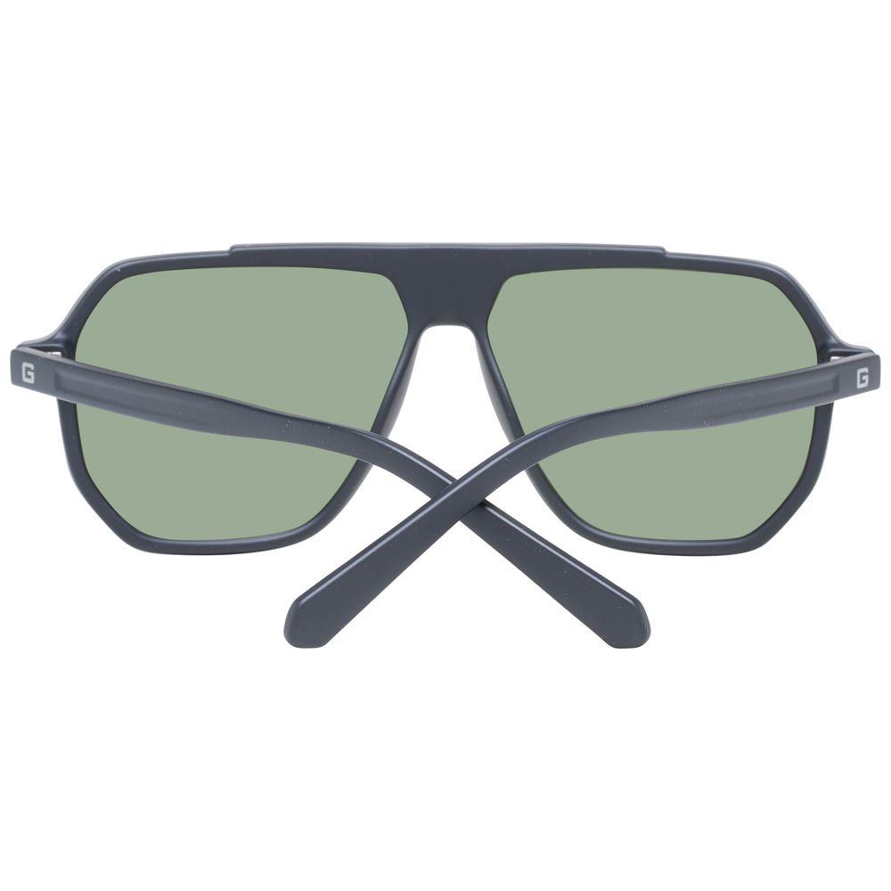 Guess Black Men Sunglasses Guess Dark Sea Green
