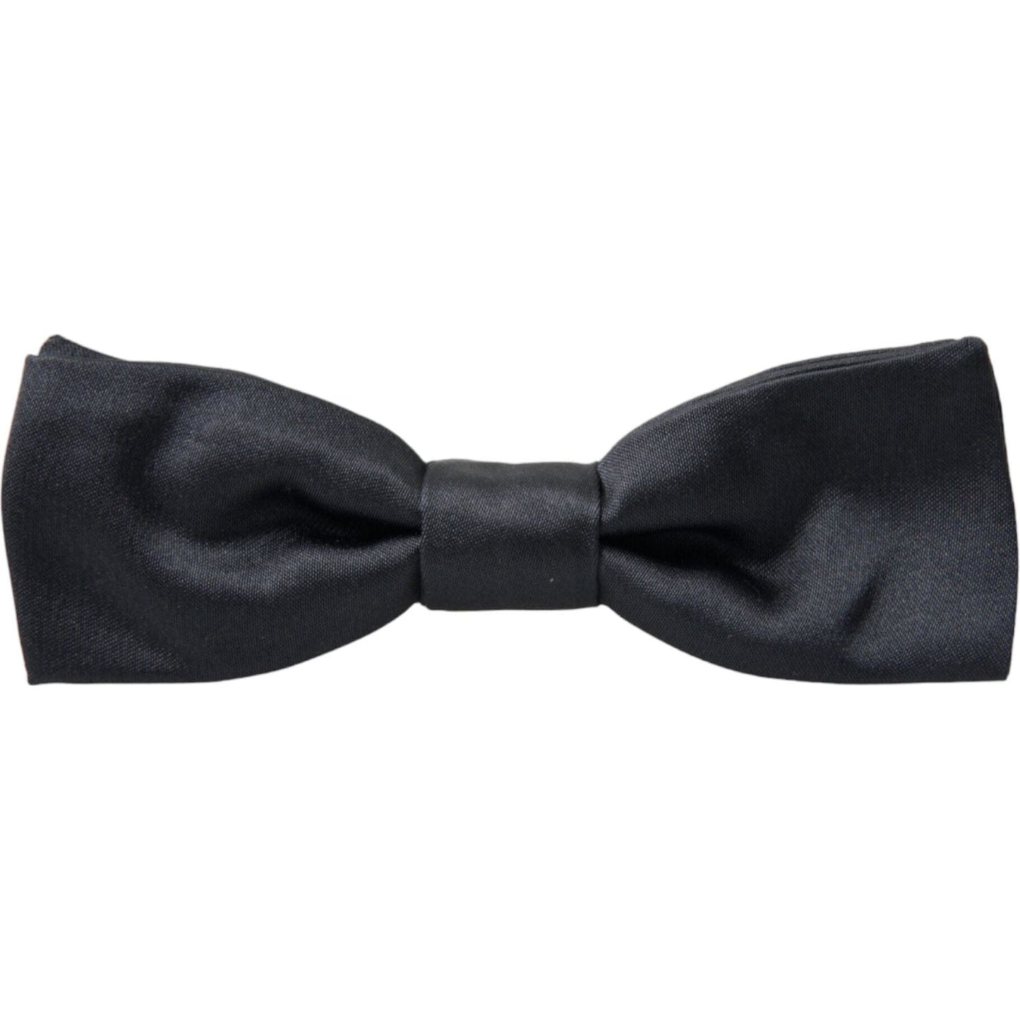Dolce & Gabbana Dark Gray Silk Adjustable Neck Men Papillon Bow Tie
