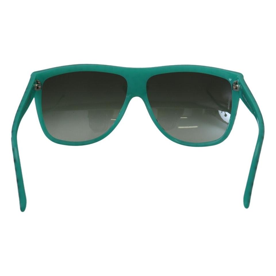 Dolce & Gabbana Green Stars Acetate Square Shades Sunglasses GLA1162