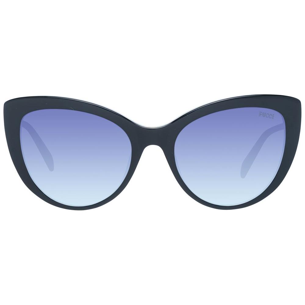Emilio Pucci Black Women Sunglasses Emilio Pucci Light Steel Blue