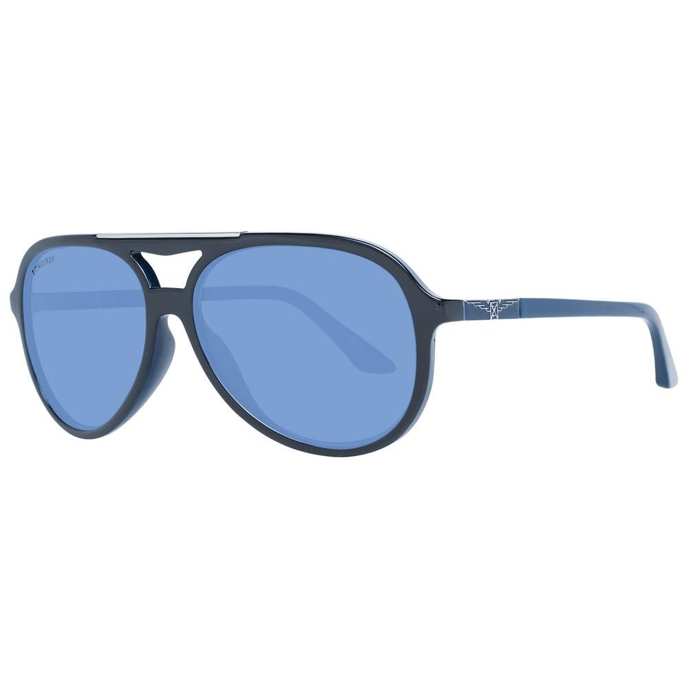 Longines Black Men Sunglasses Longines Cornflower Blue