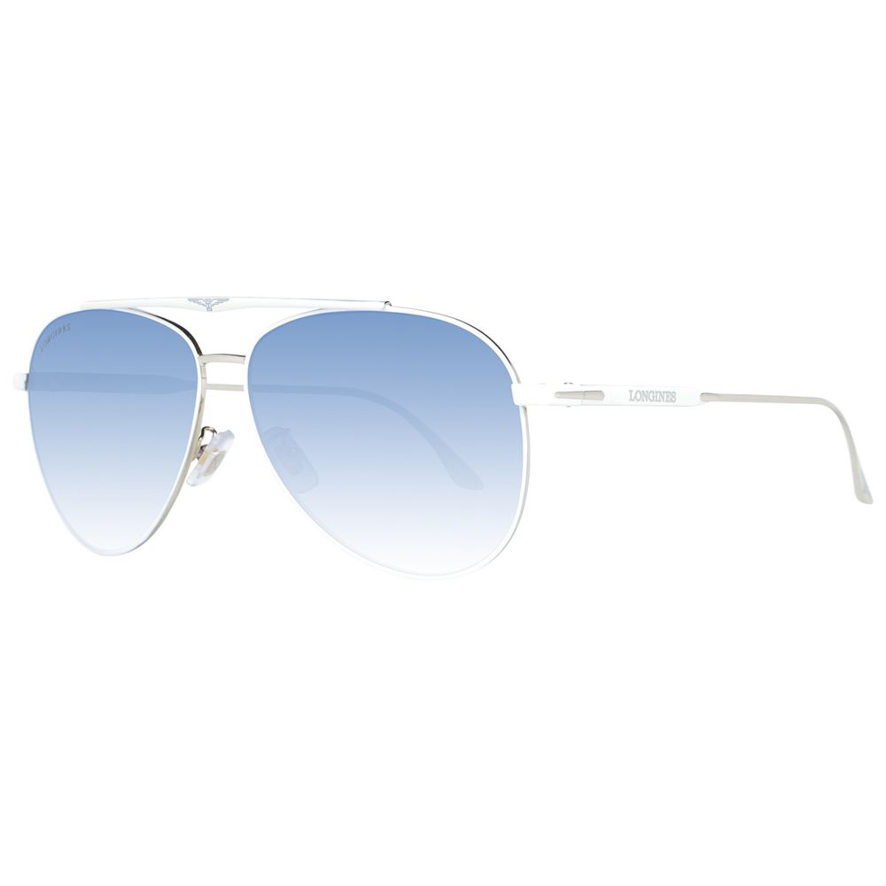 Longines White Men Sunglasses Longines Light Gray